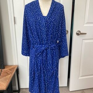 Cooling nightgown & robe SET